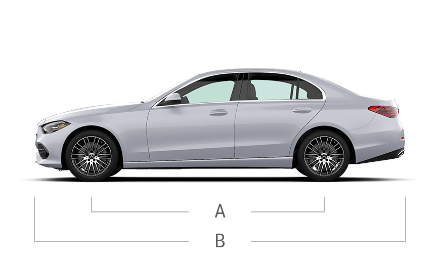 vehicle side view dimensions