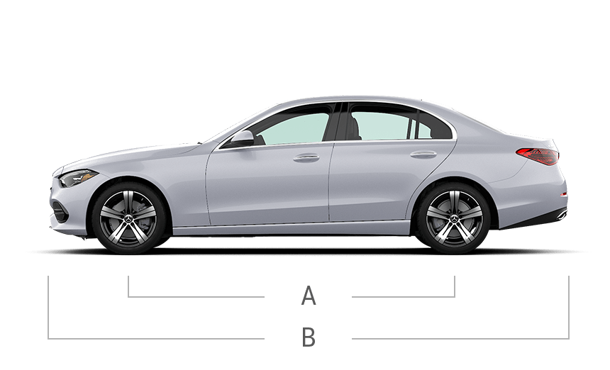 vehicle side view dimensions