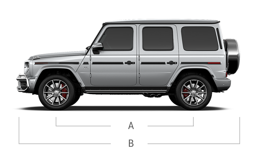 vehicle side view dimensions