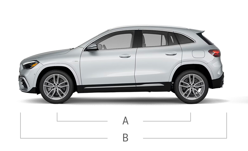 vehicle side view dimensions